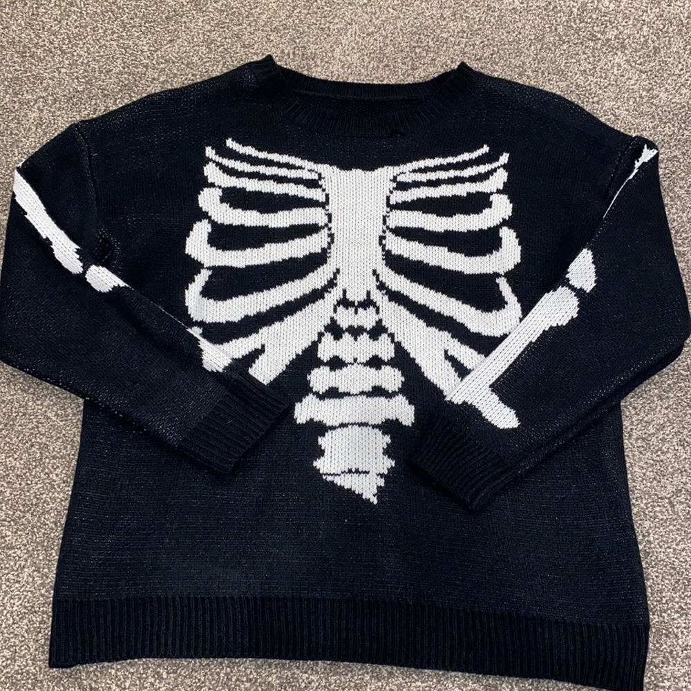 Shein Skeleton Sweater